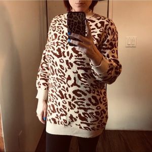 Andthewhy Leopard Sweater